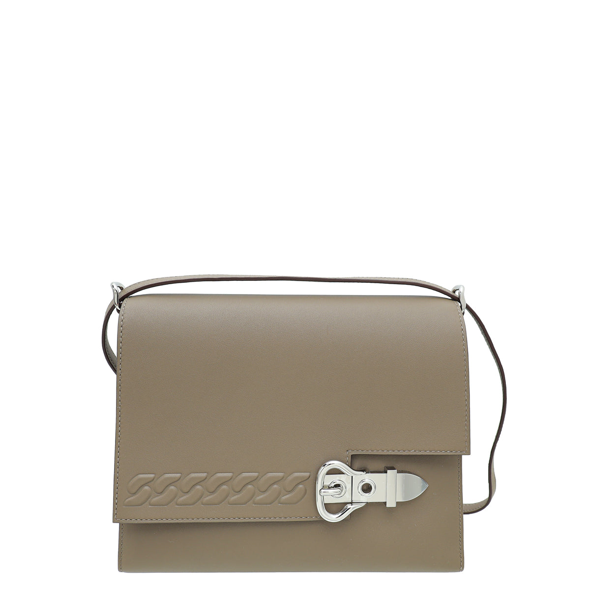 Hermes Etoupe Boucle Sellier Bag-Hermes-THE CLOSET