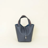 Hermes Tricolor Picotin Lock 22 Tressage Bag