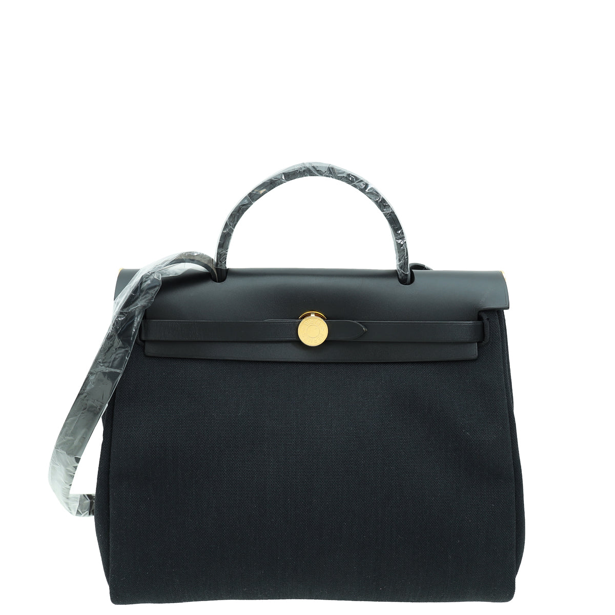 Hermes Noir Retourne Herbag Zip 31 Bag-Hermes-THE CLOSET