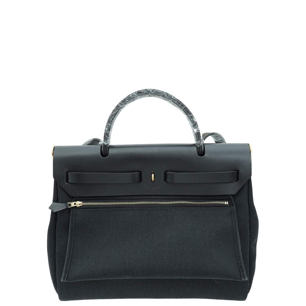Hermes Noir Retourne Herbag Zip 31 Bag-Hermes-THE CLOSET