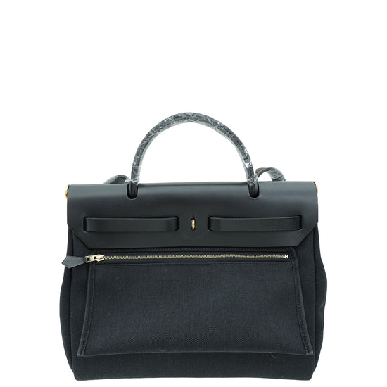 Hermes Noir Retourne Herbag Zip 31 Bag