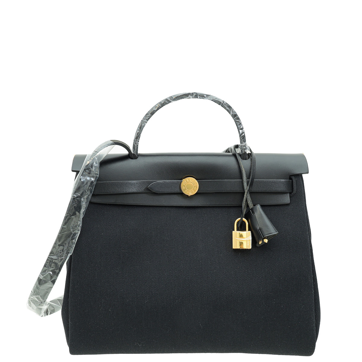 Hermes Military Toile Vache Hunter Herbag Zip Retourne 31 PM Bag-Hermes-THE CLOSET