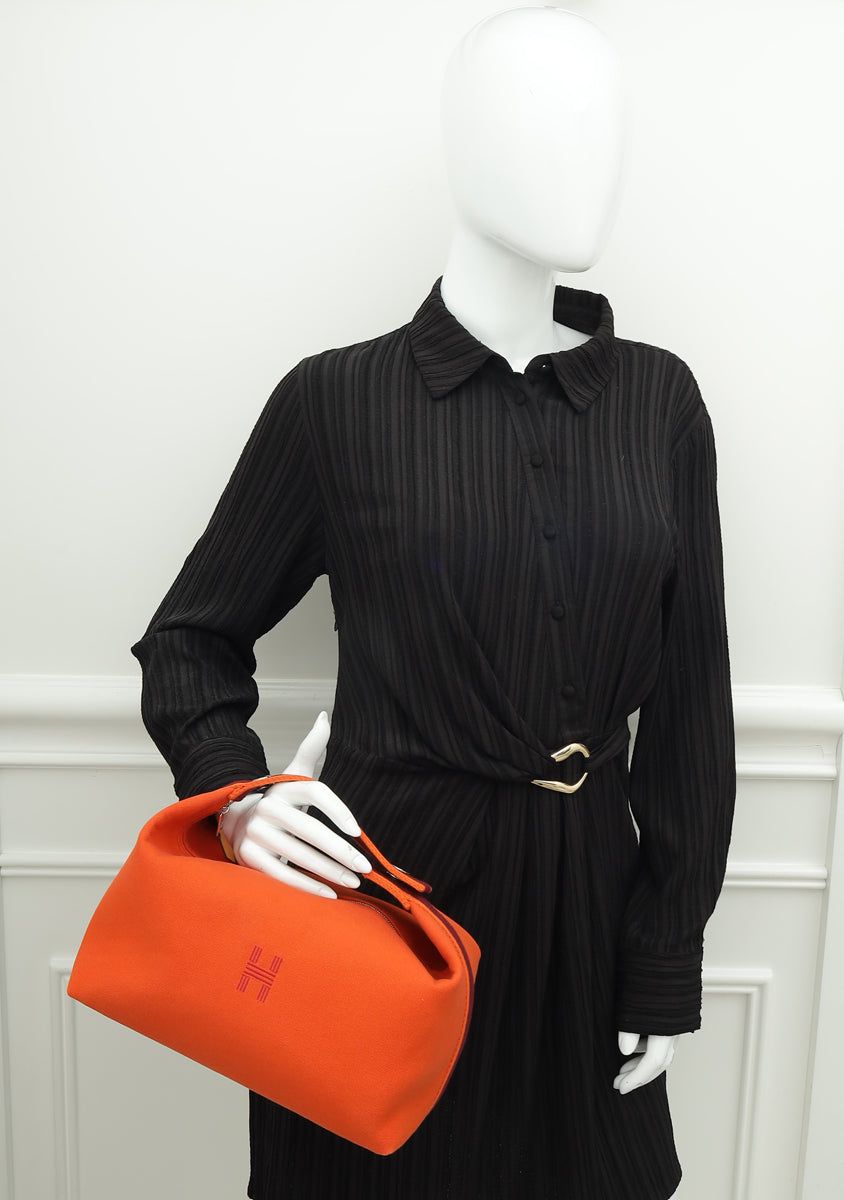 Hermes Orange Bride-A-Brac Large Case