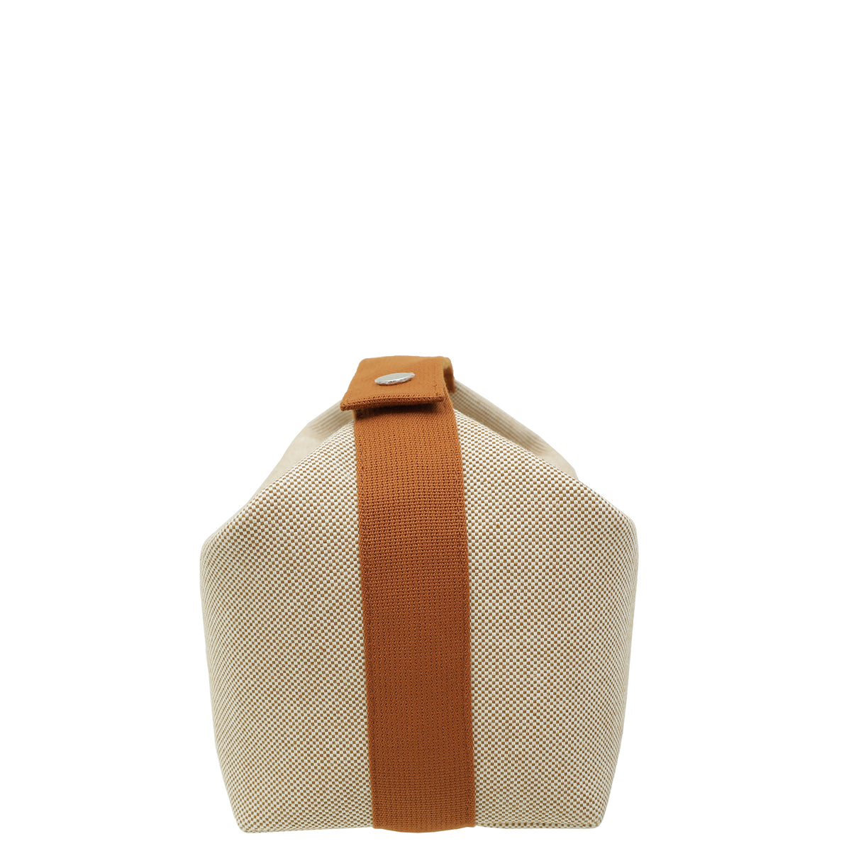 Hermes Biscuit Bride-A Brac Cabriole Herringbone Large Case Pouch