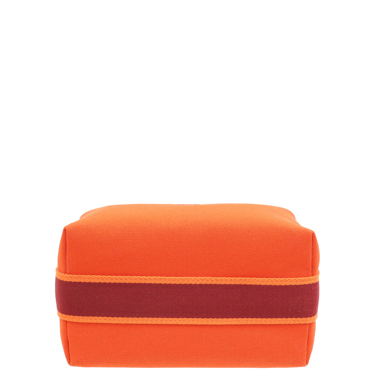 Hermes Orange Feu Bride-a-Brac Case, Small Model