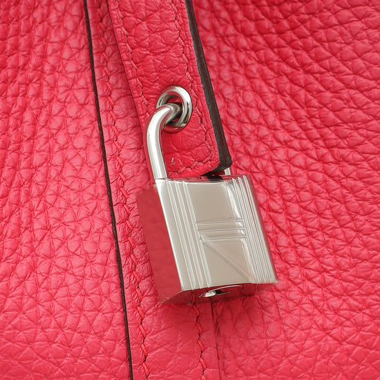 Hermes Rose Extreme Picotin Lock 18 Bag