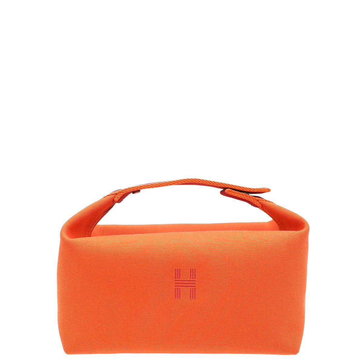 Hermes Orange Feu Bride-a-Brac Large Case