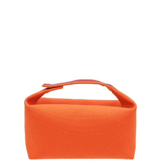 Hermes Orange Feu Bride-a-Brac Large Case