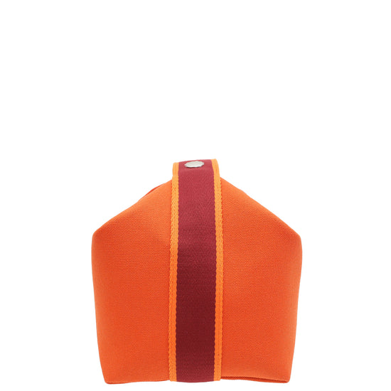 Hermes Orange Feu Bride-a-Brac Large Case