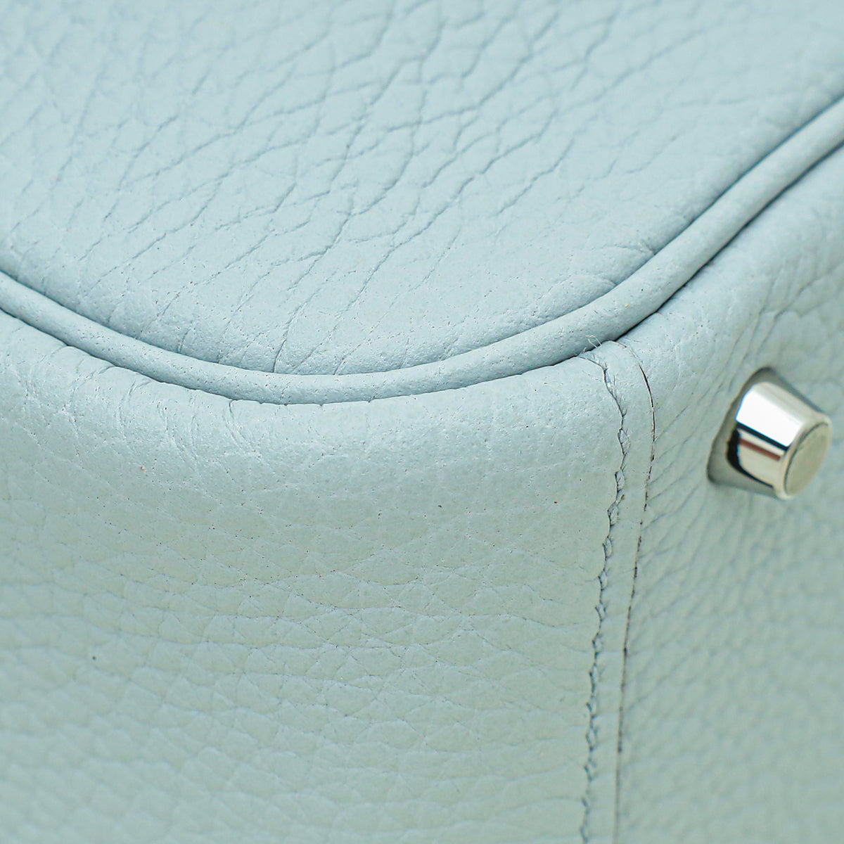 Hermes Blue Pale Mini Lindy Bag