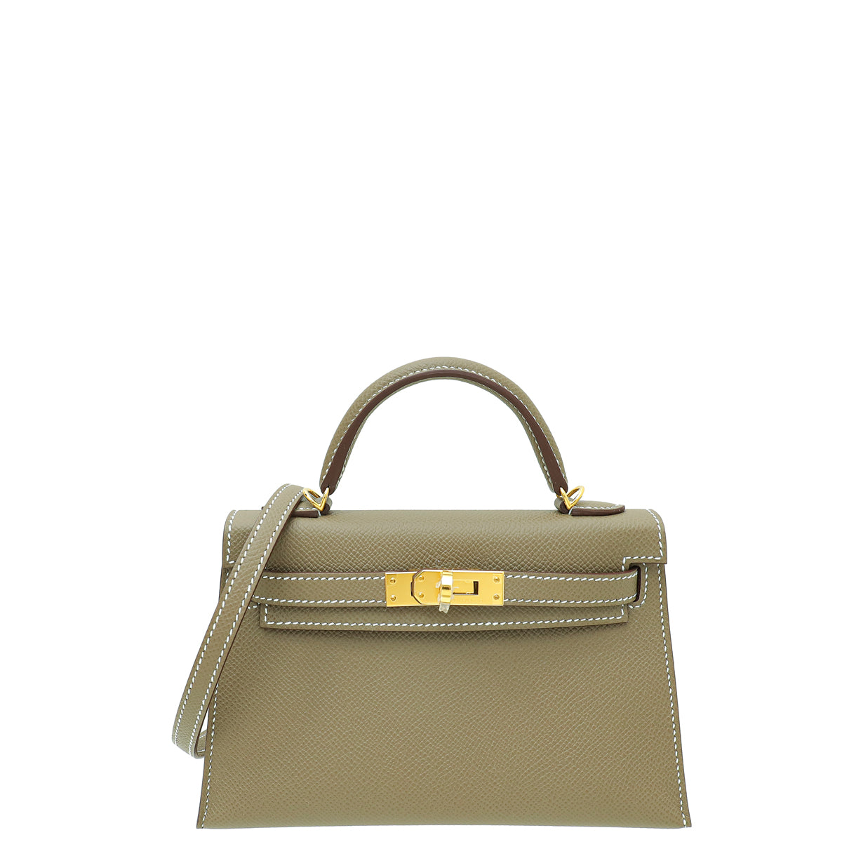 Hermes Etoupe Mini Sellier Kelly Bag-Hermes-THE CLOSET