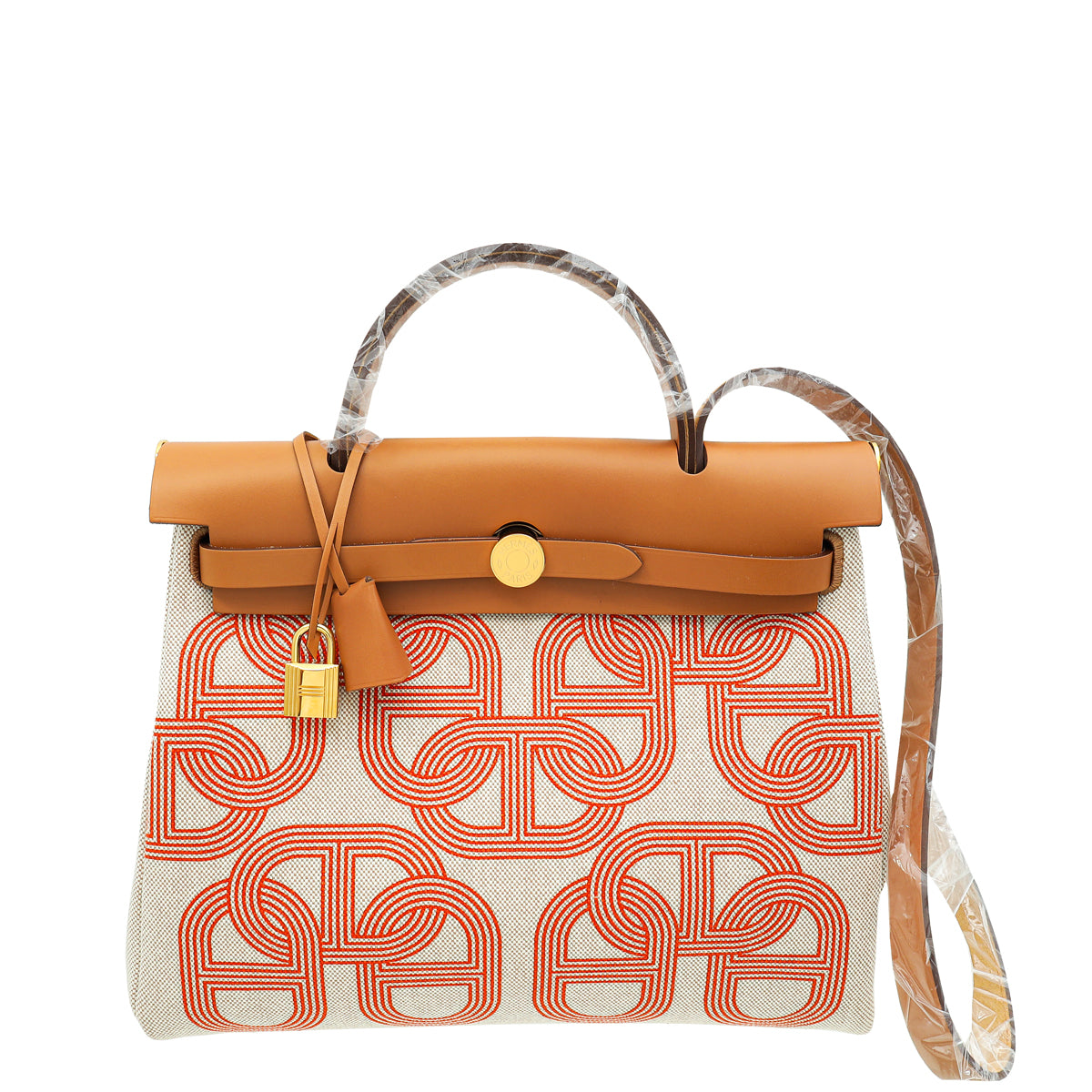 Hermes Tricolor Vache Hunter Chaine D'Ancre Herbag 31 PM Bag-Hermes-THE CLOSET