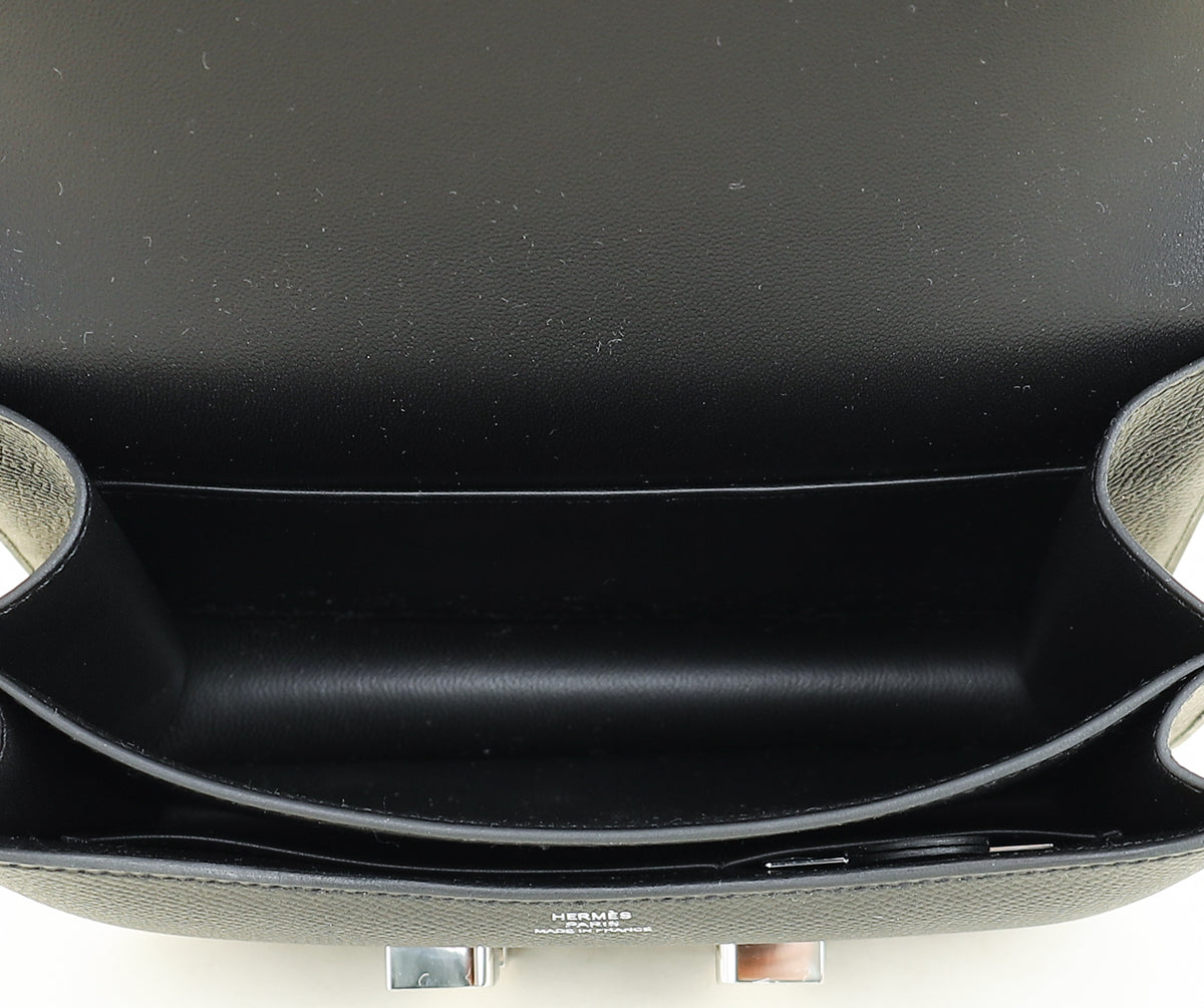 Hermes Noir Constance III 18 Mini Bag