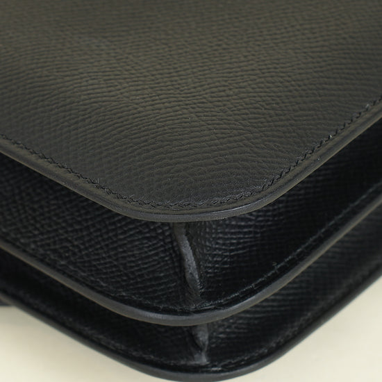 Hermes Noir Constance III 18 Mini Bag