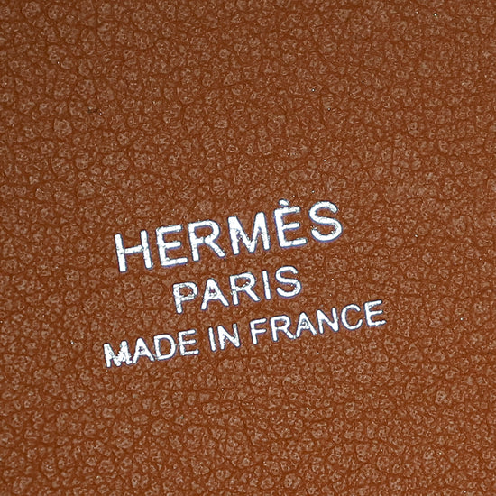 Hermes Bicolor Cabas H en Biais 27 Toile H Swift Bag