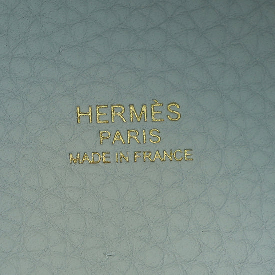 Hermes Bleu Pale Picotin Lock 18 Bag