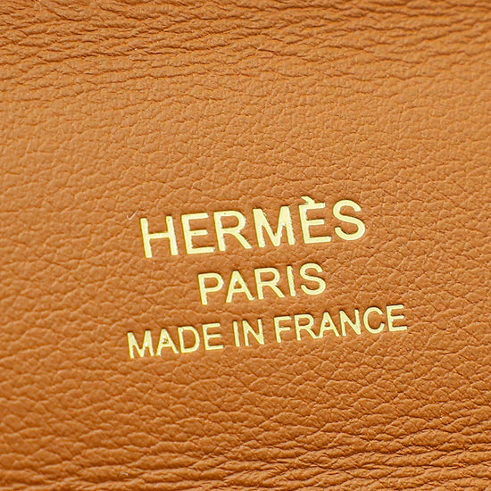 Hermes Gold 24/24 21 Evercolor Bag