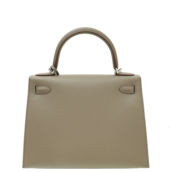 Hermes Etain Sellier Kelly 28 Bag