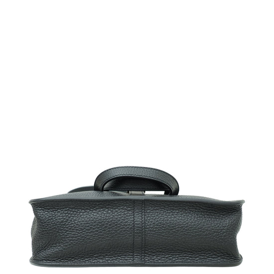 Hermes Noir Halzan 25 Bag