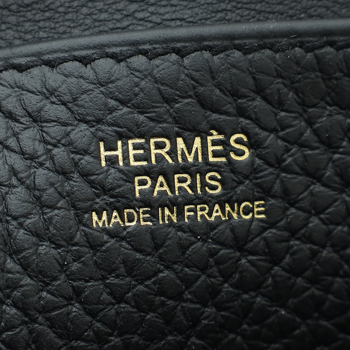 Hermes Noir Halzan 25 Bag