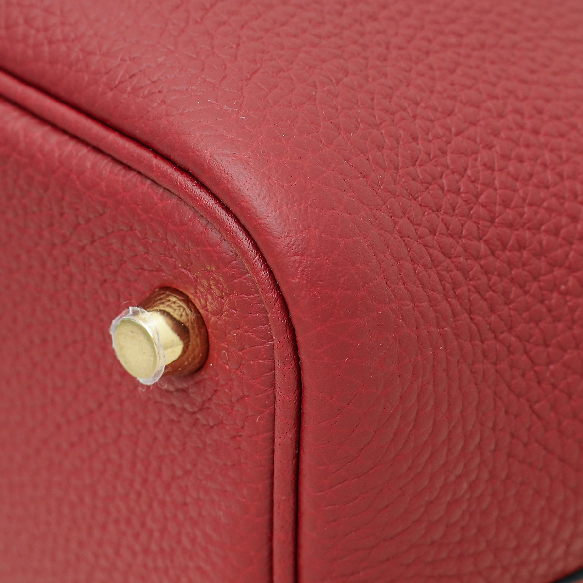 Hermes Rouge H Picotin Lock 18 Bag