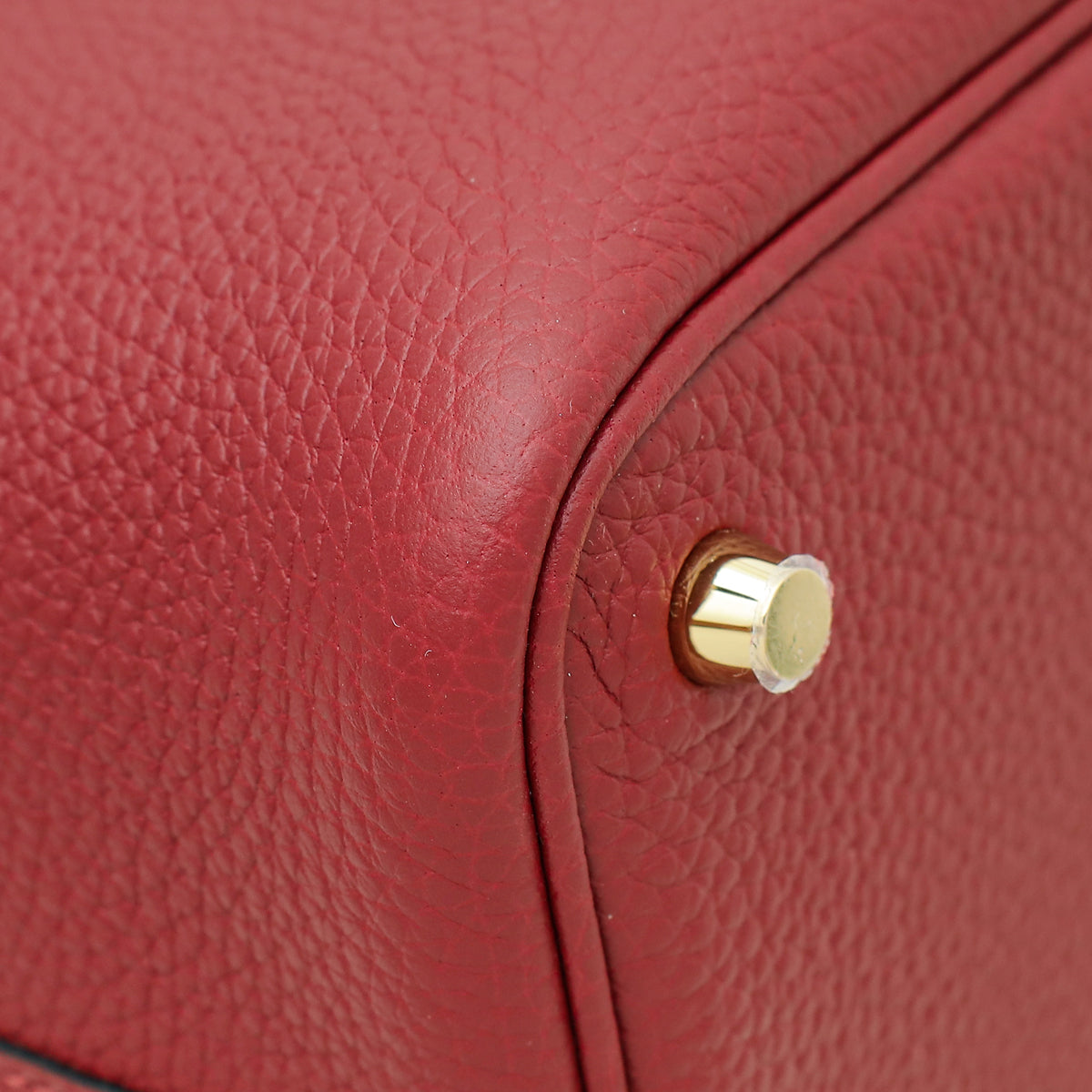 Hermes Rouge H Picotin Lock 18 Bag