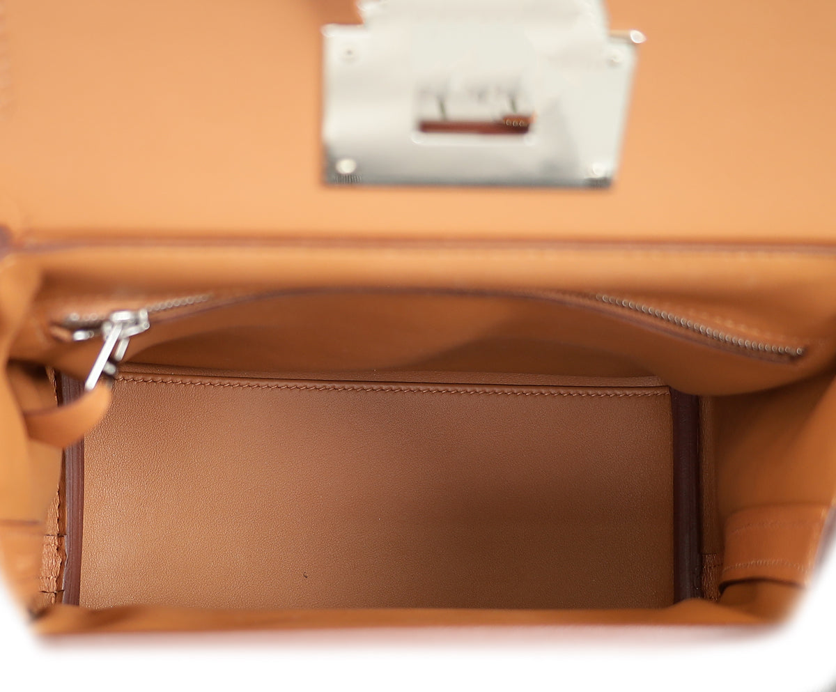 Hermes Gold 24/24 21 Evercolor and Swift Bag