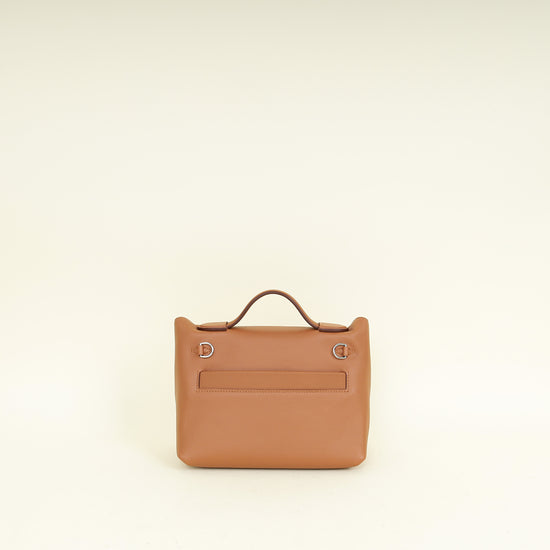Hermes Gold 24/24 21 Evercolor and Swift Bag