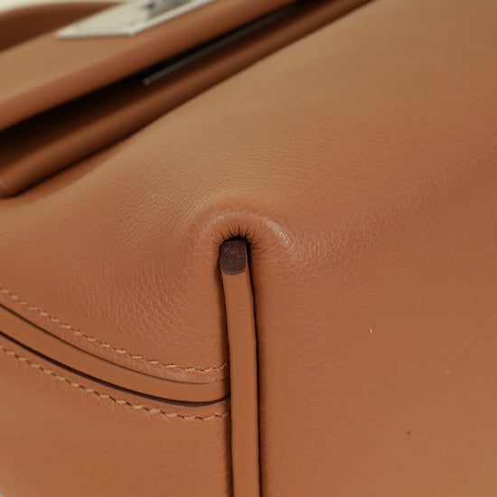Hermes Gold 24/24 21 Evercolor and Swift Bag