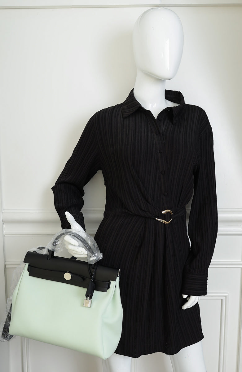 Hermes Bicolor Herbag Zip 31 PM Retourne Bag — image 14 of 14