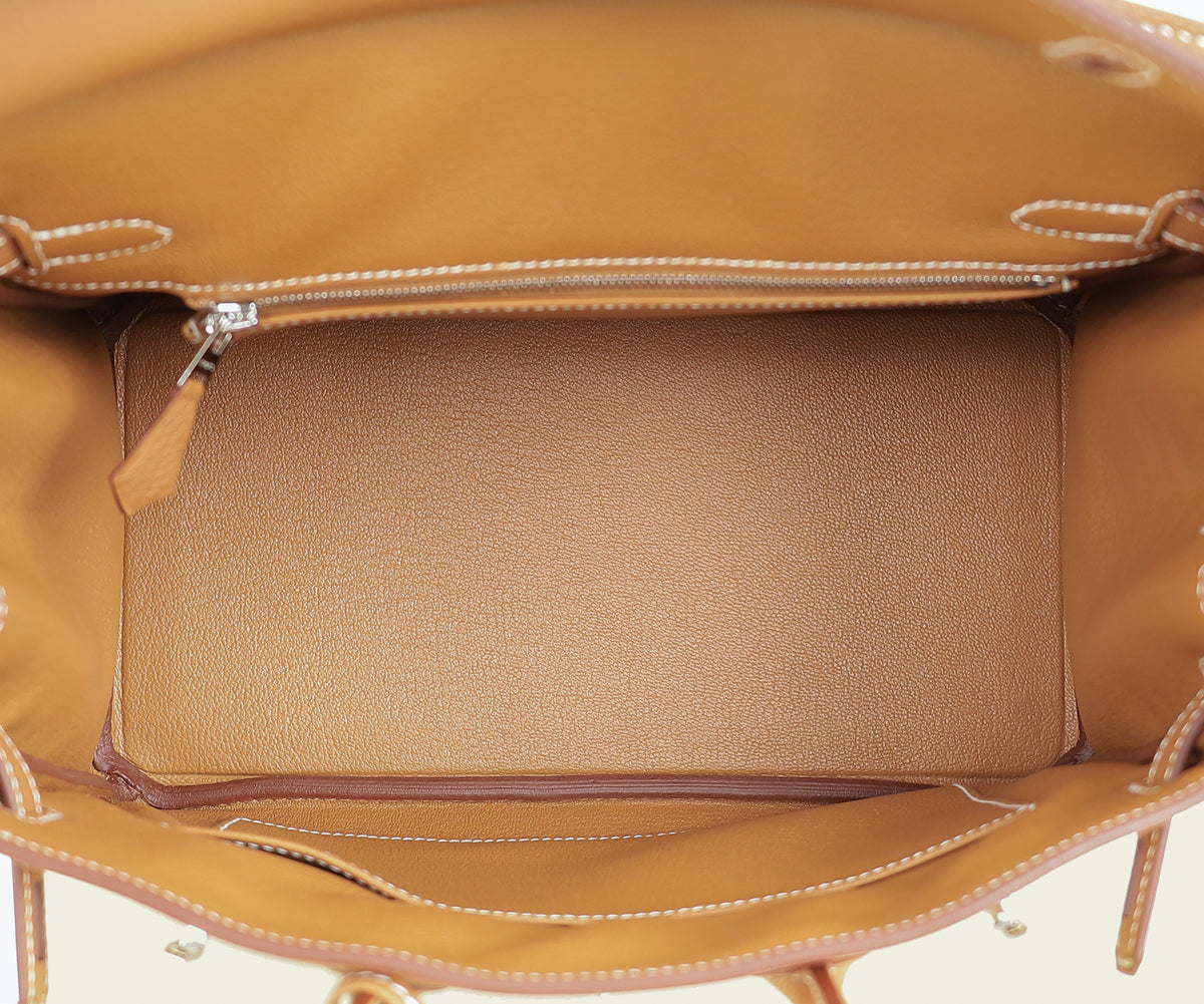 Hermes Gold Birkin 25 Bag
