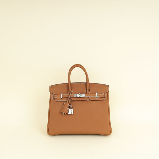 Hermes Gold Birkin 25 Bag