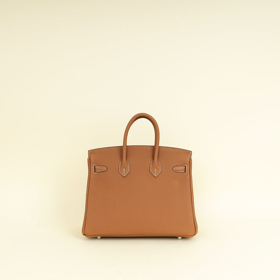 Hermes Gold Birkin 25 Bag