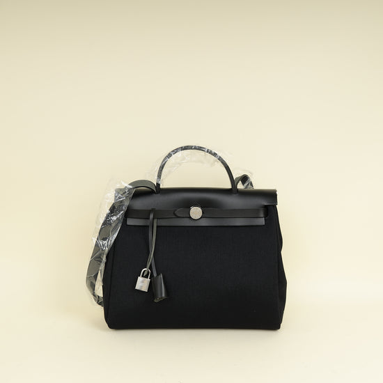 Hermes Noir Herbag Zip 31 PM Bag