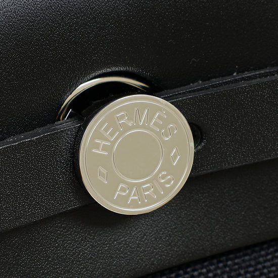 Hermes Noir Herbag Zip 31 PM Bag