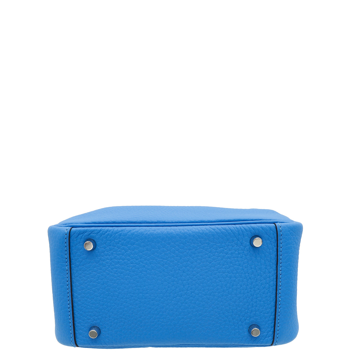 Hermes Bleu Hydra Mini Lindy Bag