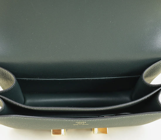 Hermes Vert Anglais Constance III Mini Bag