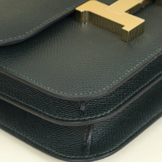 Hermes Vert Anglais Constance III Mini Bag