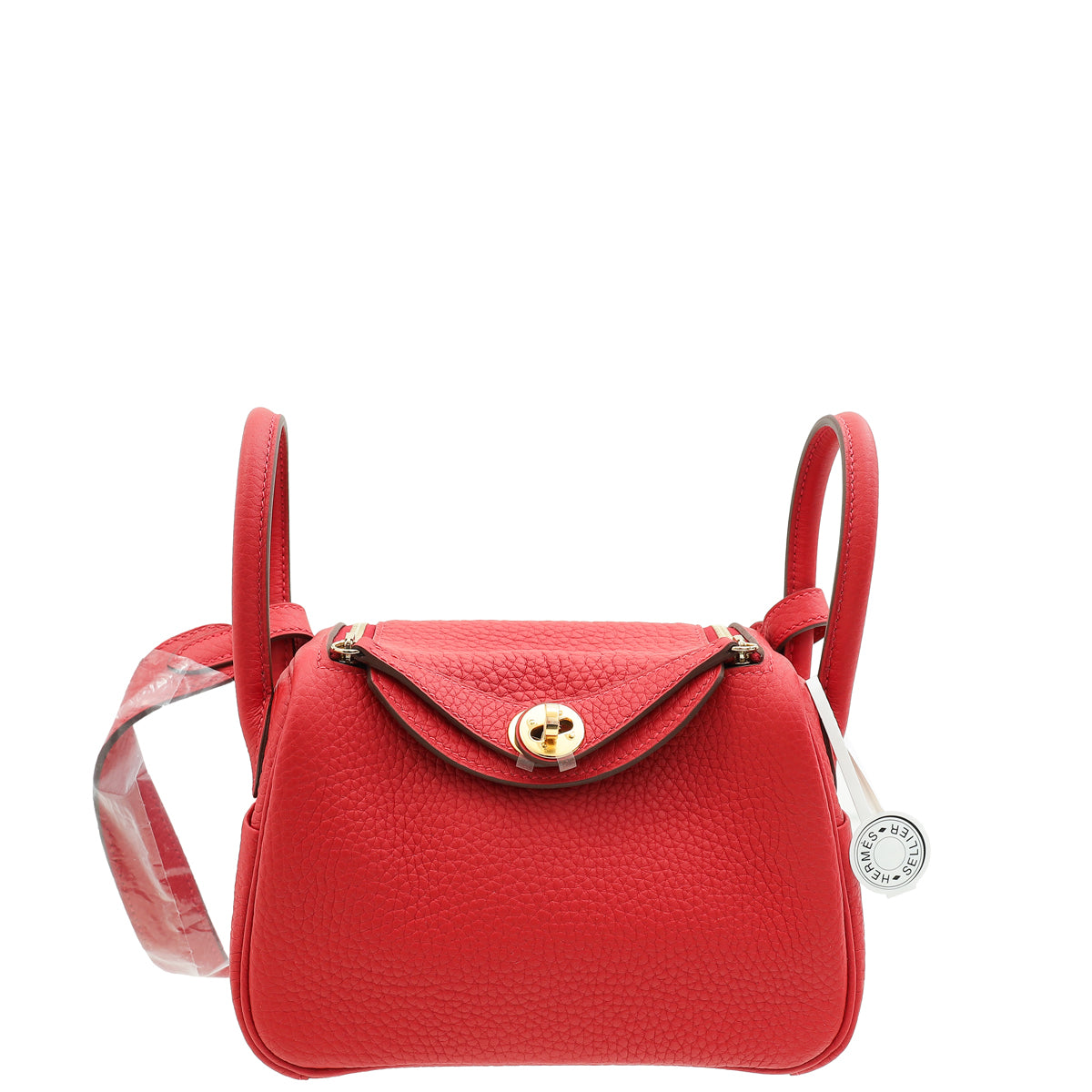 Hermes Vermillon Mini Lindy Bag-Hermes-THE CLOSET
