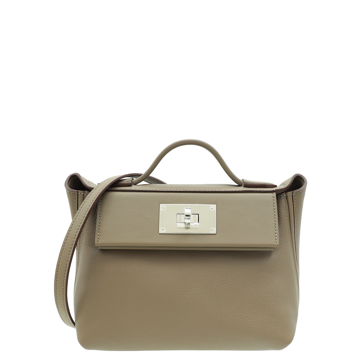 Small Hermes Site Hermes Vintage Mini Kelly Black Box Calfskin Leather Shoulder Bag