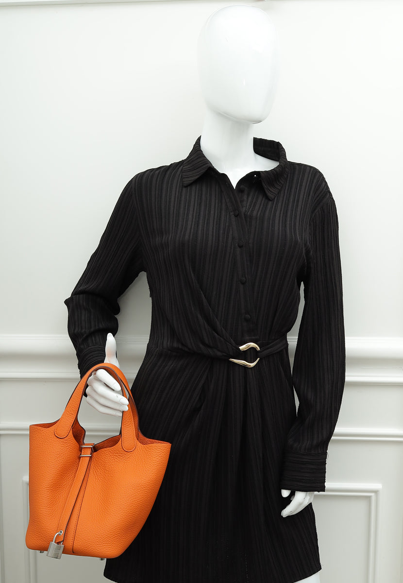 Hermes Orange Picotin Lock 18 Bag-Hermes-THE CLOSET