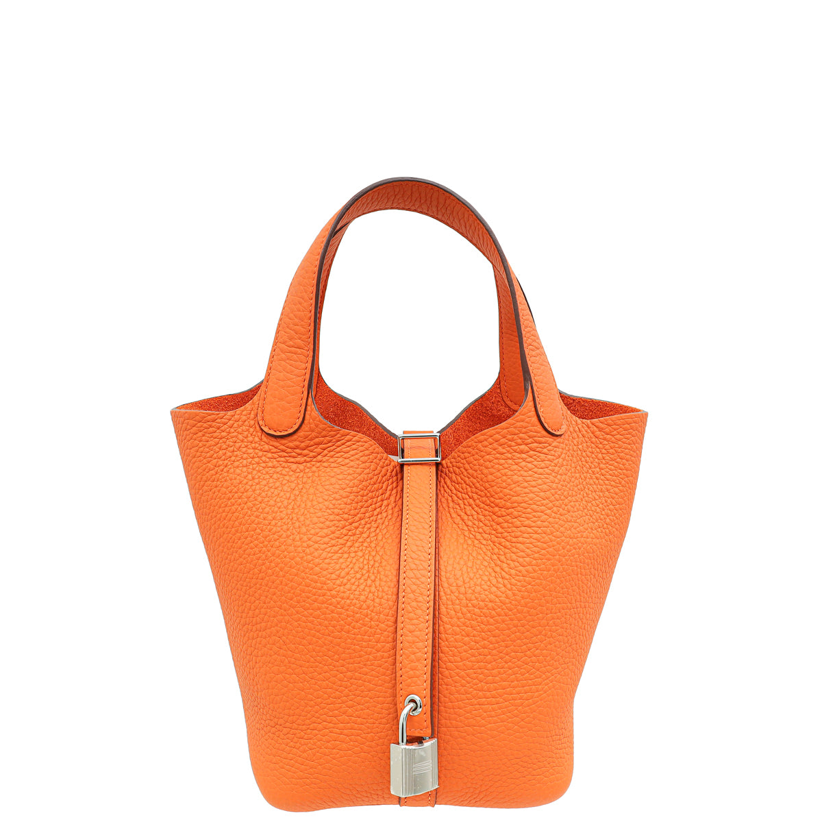 Hermes Orange Picotin Lock 18 Bag