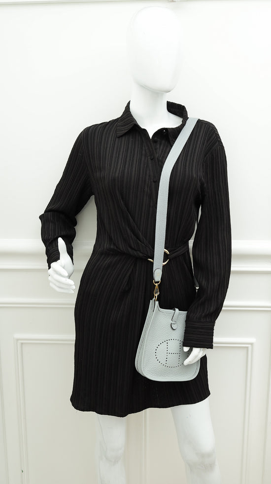 Load image into Gallery viewer, Hermes Bleu Pale Evelyne TPM 16 Bag
