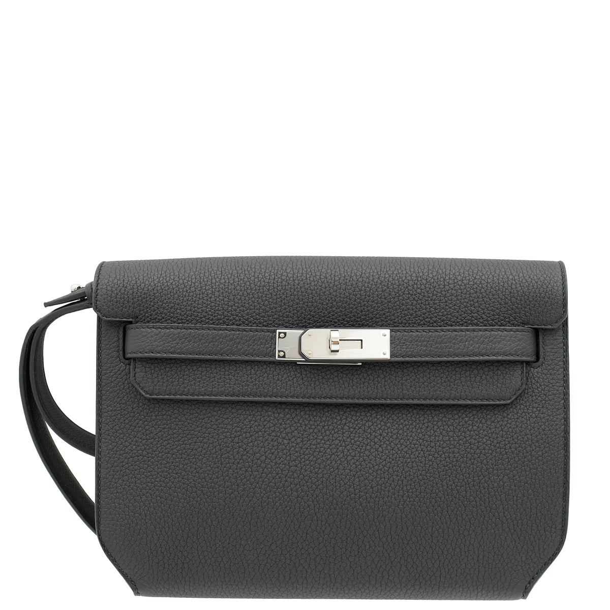 Hermes Noir Kelly Depeches 25 Pouch-Hermes-THE CLOSET