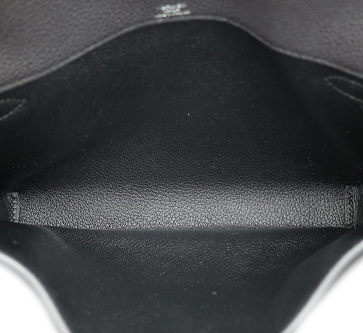 Hermes Noir Kelly Depeches 25 Pouch
