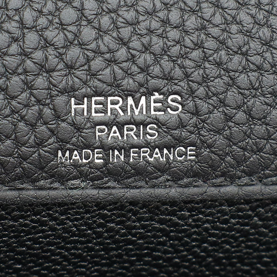 Load image into Gallery viewer, Hermes Noir Kelly Depeches 25 Pouch
