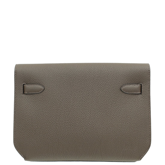 Hermes Ecorce Kelly Depeches 25 Pouch