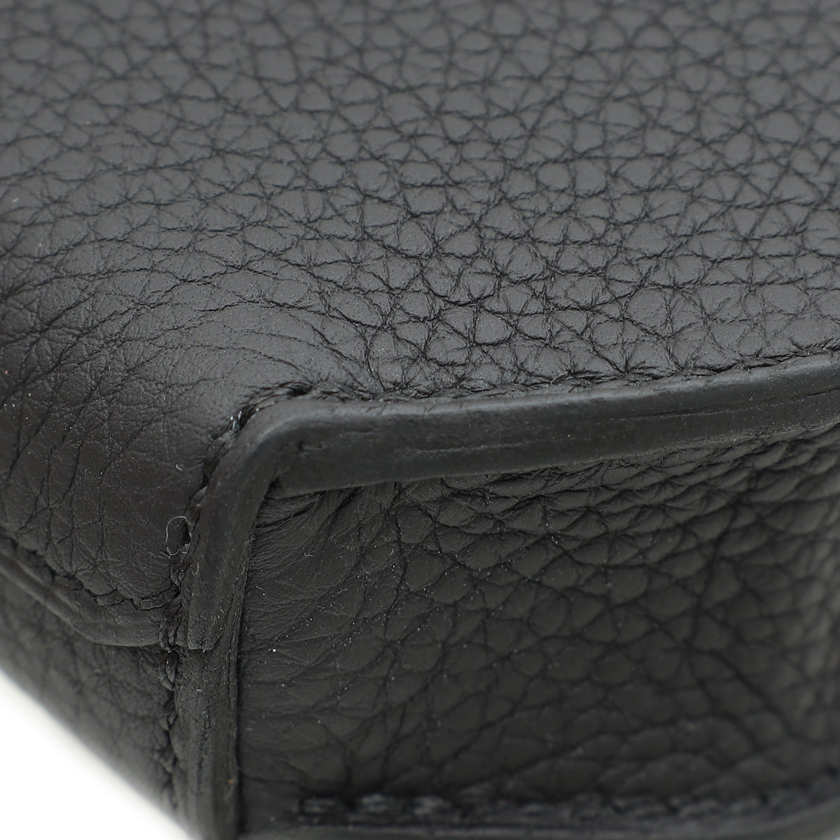 Hermes Noir Kelly Depeches 25 Pouch