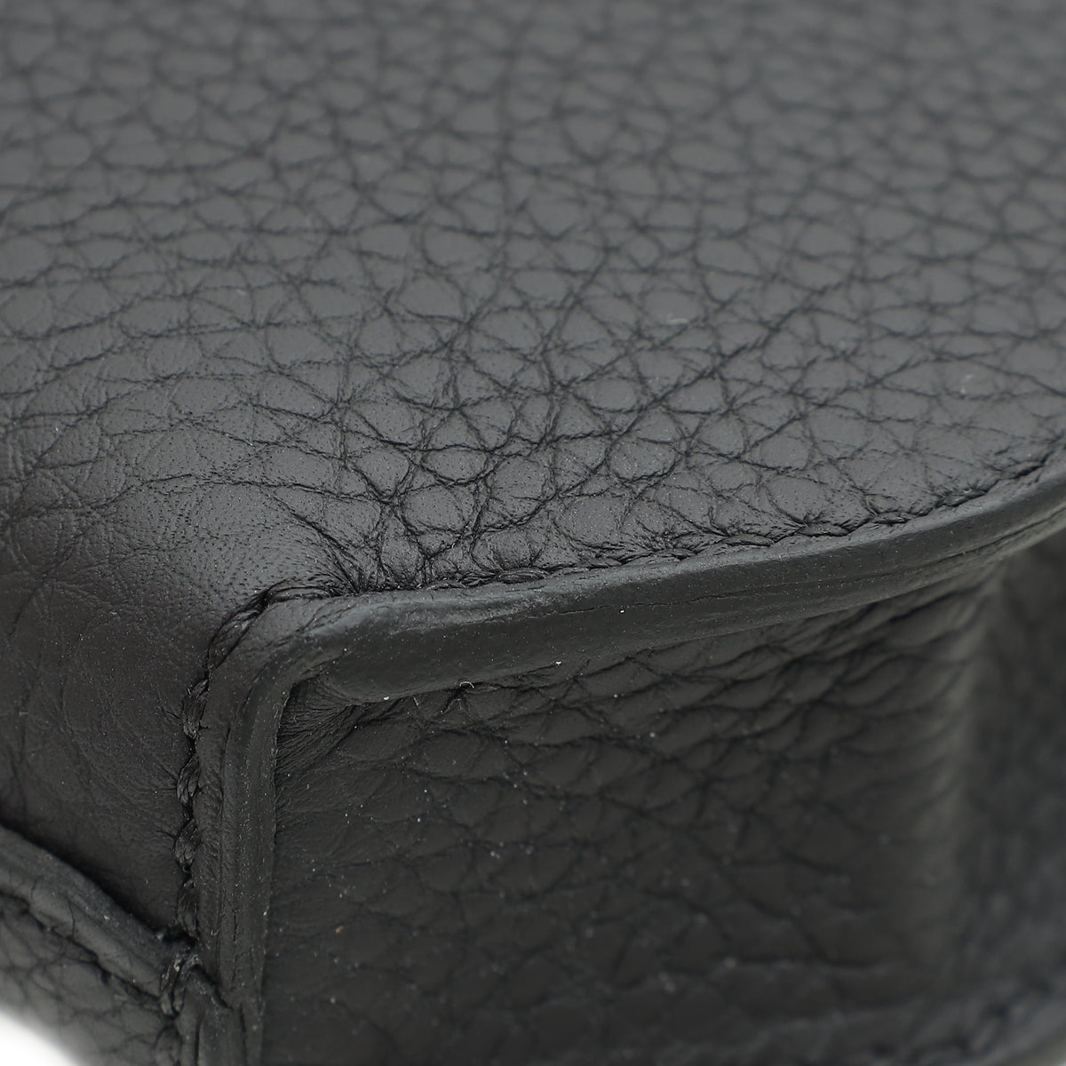 Hermes Noir Kelly Depeches 25 Pouch
