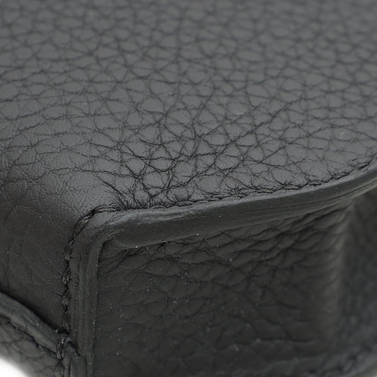 Load image into Gallery viewer, Hermes Noir Kelly Depeches 25 Pouch
